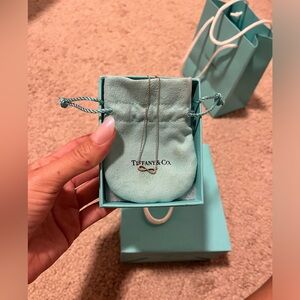 Tiffany’s infinity pendant necklace